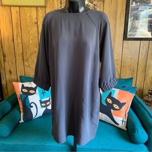 Prologue Elegant Charcoal Sheath Dress